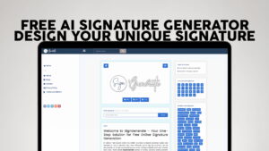 Free AI Signature Generator Design Your Unique Signature