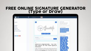 Free Online Signature Generator (Type or Draw)